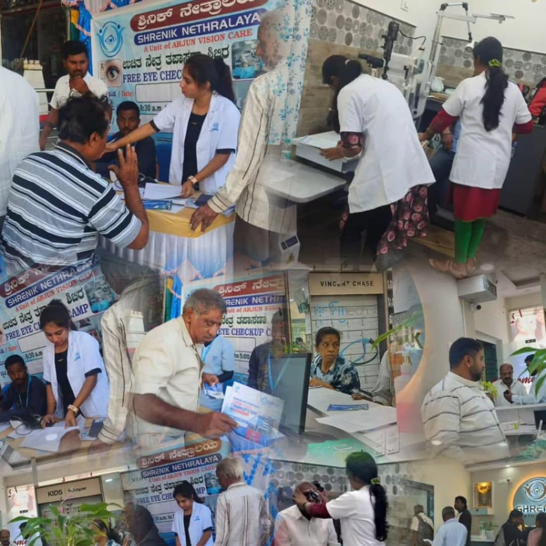 A dedicated team member conducting a community outreach camp